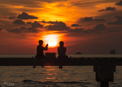 Higgs Beach Pier Sunset  1  