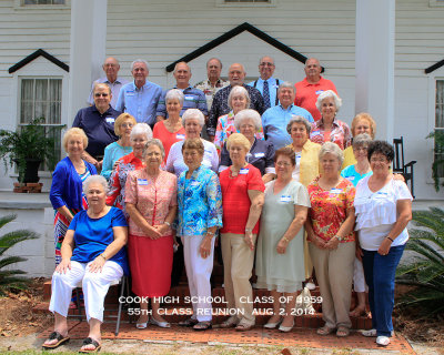 COOK HIGH SCHOOL CLASS OF 1959 .55TH REUNION