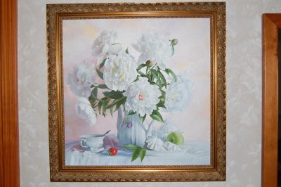russian oil picture flowers