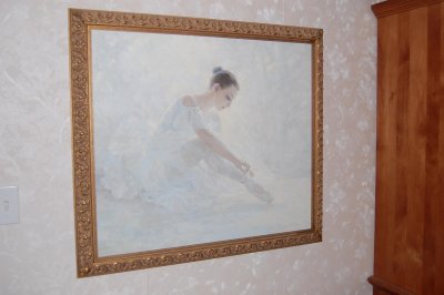 russian oil picture ballerina
