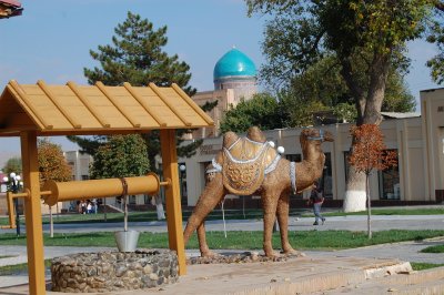 Near our hotel in Samarkand