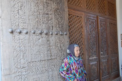 Entrance to Djuma Mosque (Khiva)