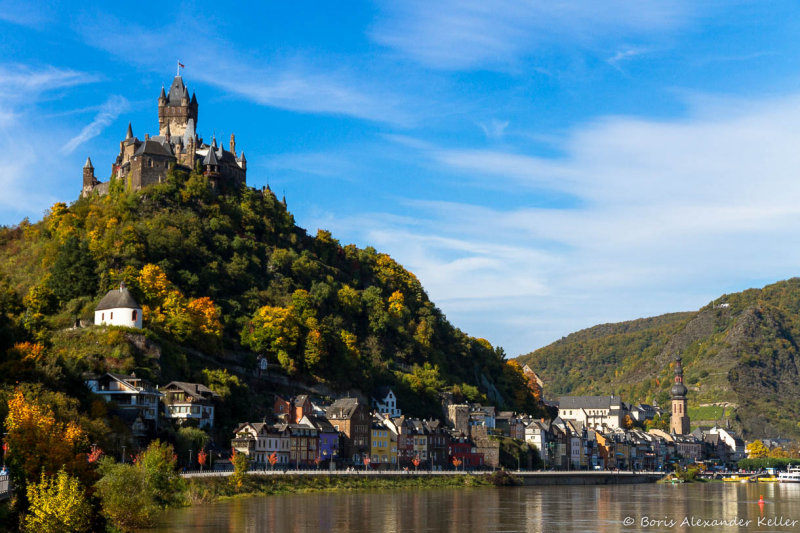 Cochem with the Reichsburg Castle