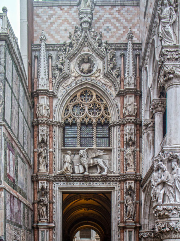 Ornamented portal