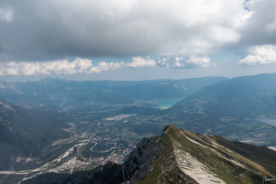 Monte Serva e lago di Santa Croce. Da 2100 mt