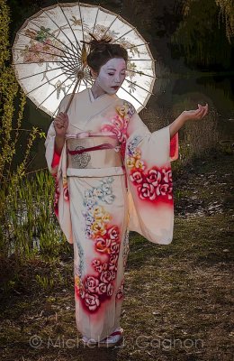 Geisha in the Gardens