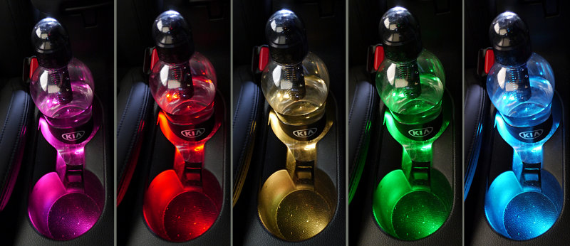 Lit Up Bobble Water Bottle Collage - 300 Miles