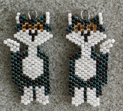 Alley Cat Earrings - sold