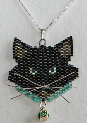 Black Cat Aqua Collar - Sold
