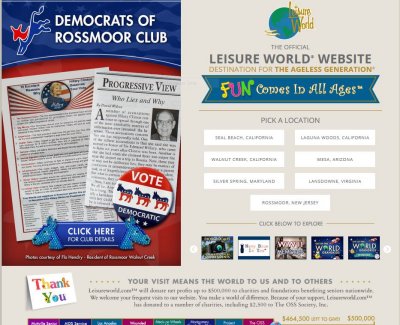 Leisure World Homepage - Nov. 1