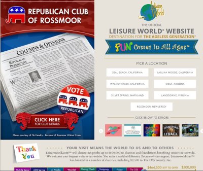 Leisure World Homepage - Nov. 2