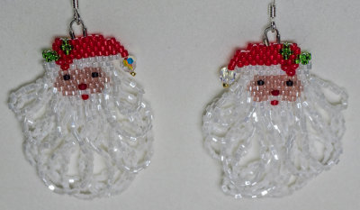 Santa with Fringe Beard (#6) - Sold