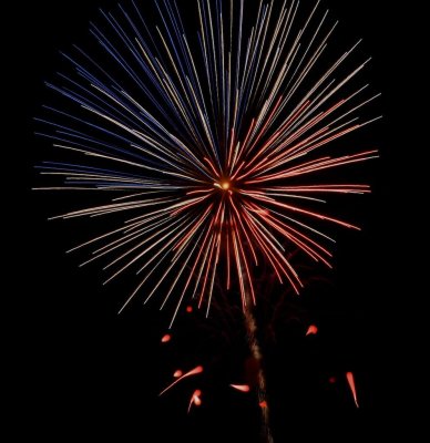 Fireworks, Greenwood Lake, July 2013