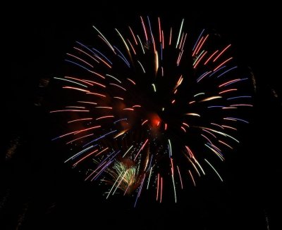 Fireworks, Greenwood Lake, July 2013