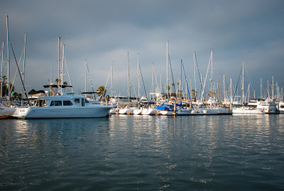 Marina del Rey dock yard