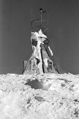 Weather station , a mountaintop  in  Switzerland...1962