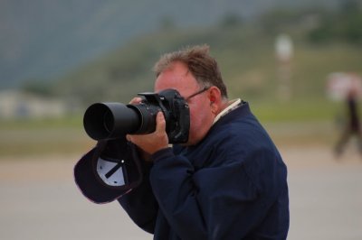 Another airshow photographer...good technique...
