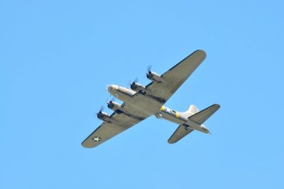 The Aluminum Overcast departs  for a half-hour flight around the valley