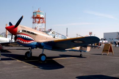 Curtiss P-40D, or Kittyhawk' in British livery