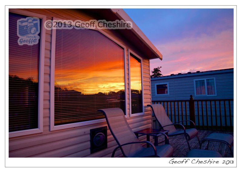 Sunset at Bridge House