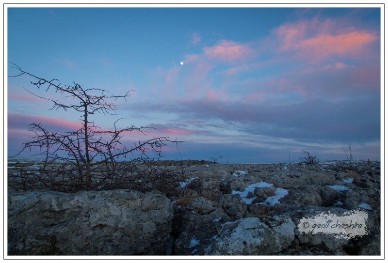 Moonlight over Malham Cove