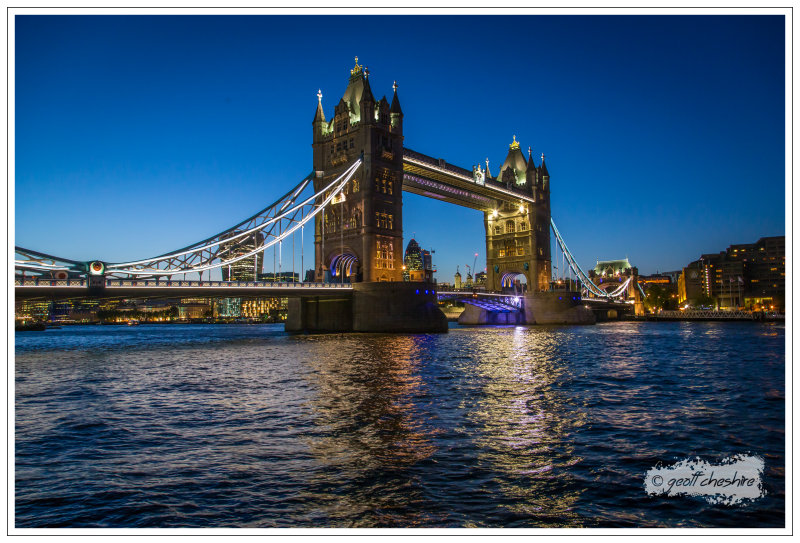 Tower Bridge at dusk (2)