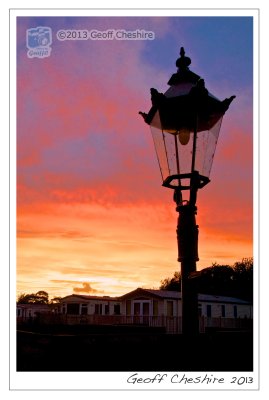 Sunset at Bridge House