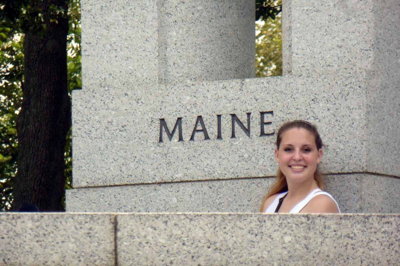 At the WWII Memorial