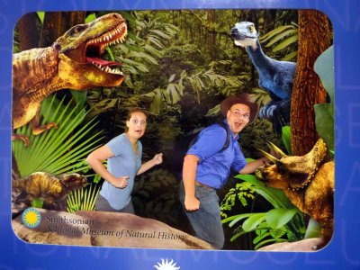 Running from the dinosaurs at the Smithsonian
