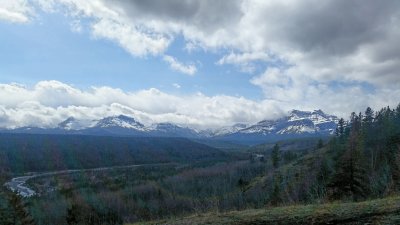 camping on the ridge 