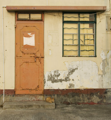 Door in Tai O, Lantau island