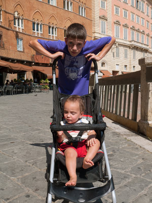 Mark and Ian in Siena