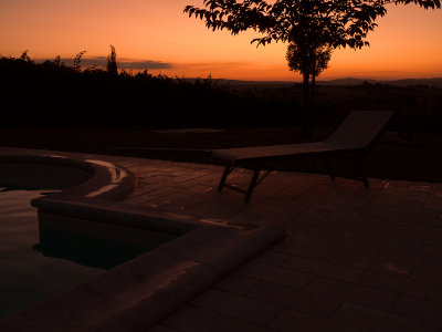 Sundown at the Villa