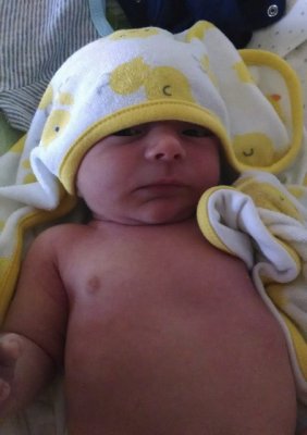 Is there anything cuter than a baby after a bath?