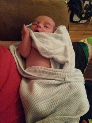 Busted swaddle