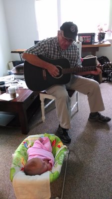 First jam session with grandpa