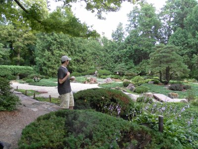 Visiting the Japanese Garden in Northfield with Mikie