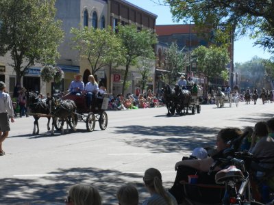The Defeat of Jesse James Days Parade!