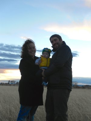 Hes a little confused as to why were standing in a field