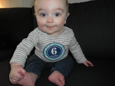 A little late on the 6 month pictures, but here they are!