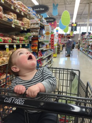 So excited about grocery store lights!