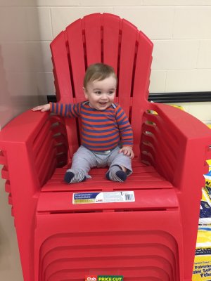 This chair is just the right size