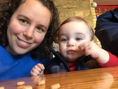 Cheese curd selfie!