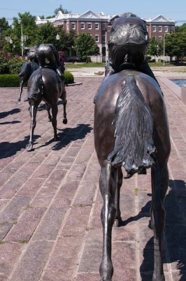 bronze jockey butt