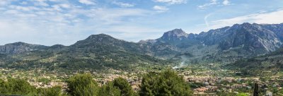 View from the train to Soller