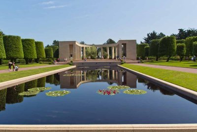 The War Memorial at the American Cemetery