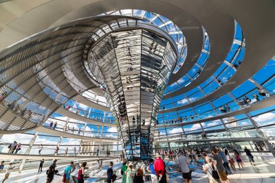 Beneath the Reichstag Dome