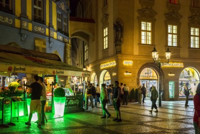 Old Town Square at Night