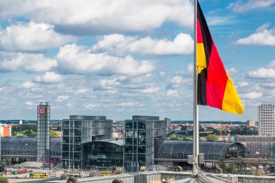 Berlin Hauptbahnhof from Reichstag