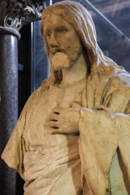 Damaged Statue of Christ